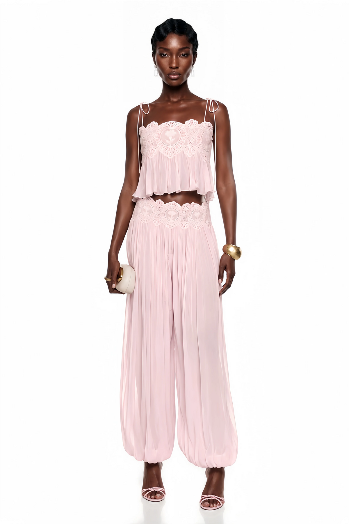 Kendall Lace Chiffon Set