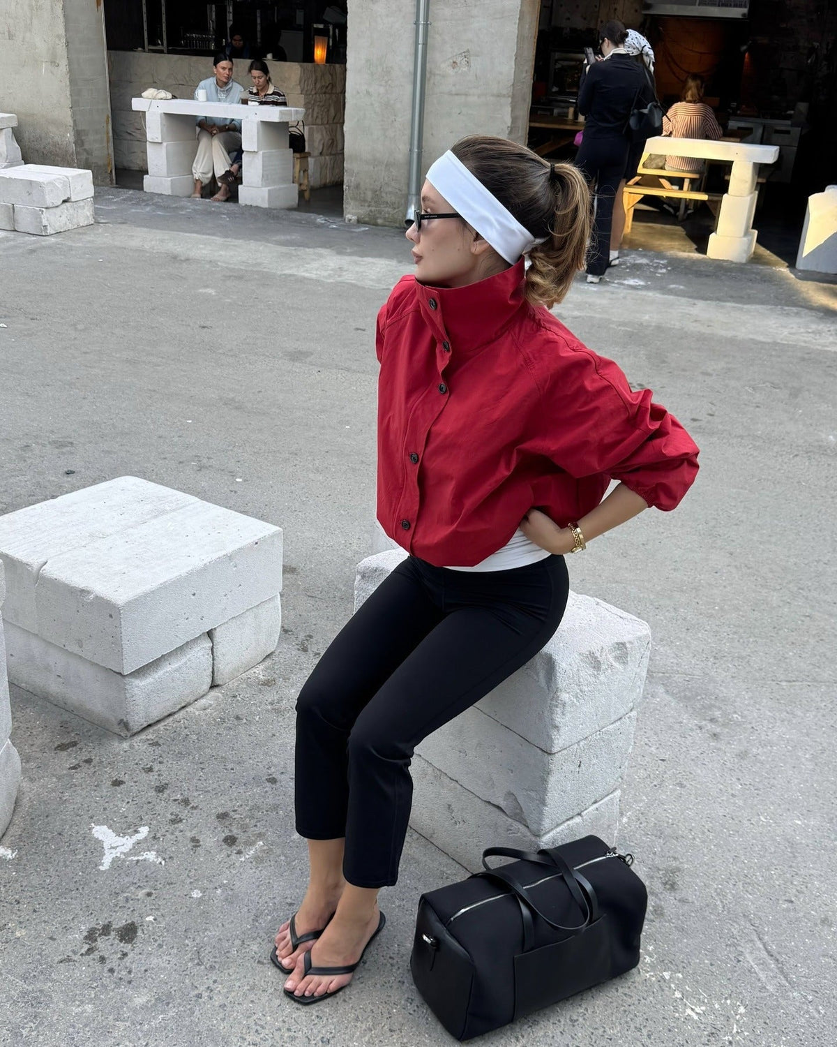 Maven Funnel-Neck Windbreaker Jacket
