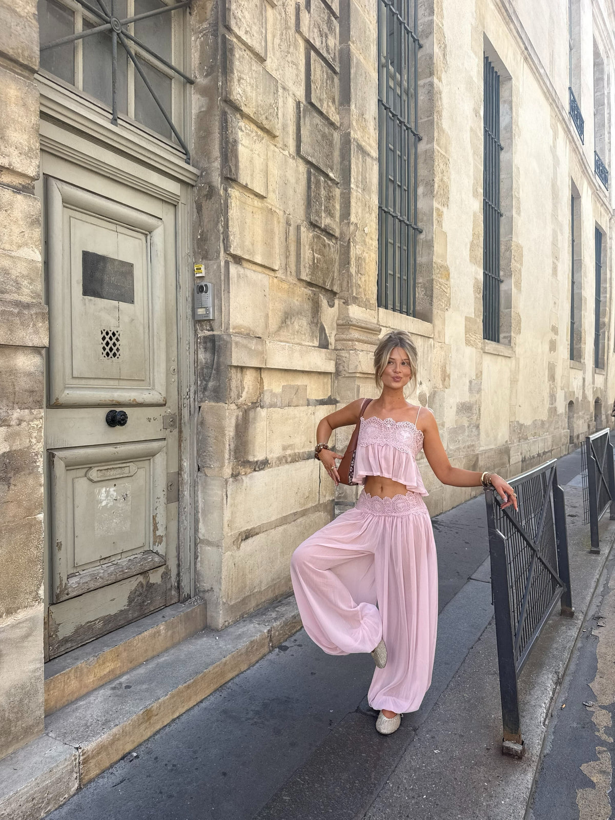 Kendall Lace Chiffon Set