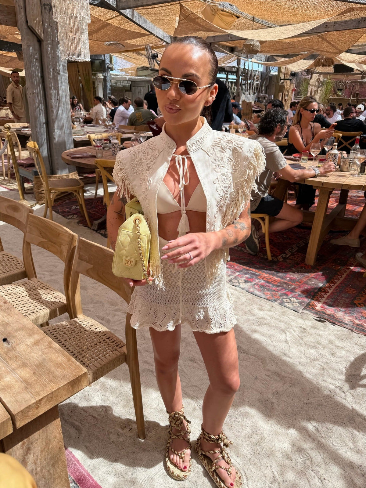 Vintage Century Fringe Cape