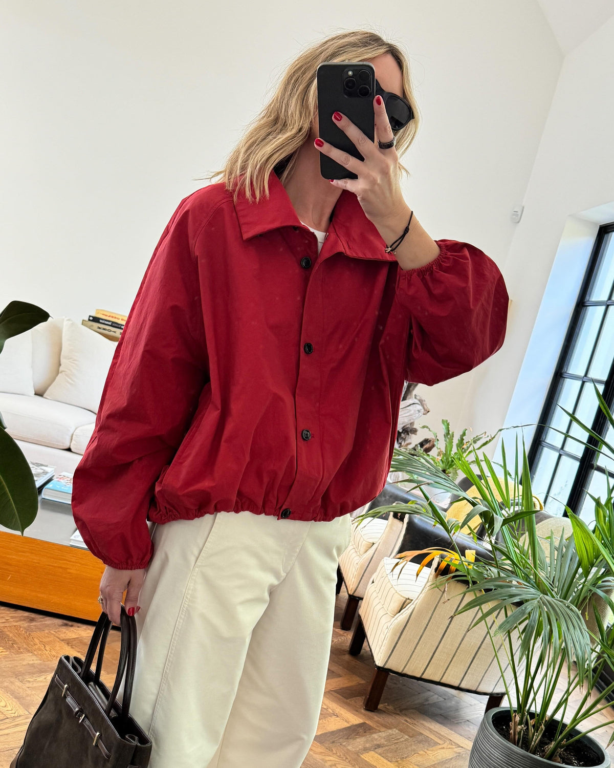Maven Funnel-Neck Windbreaker Jacket