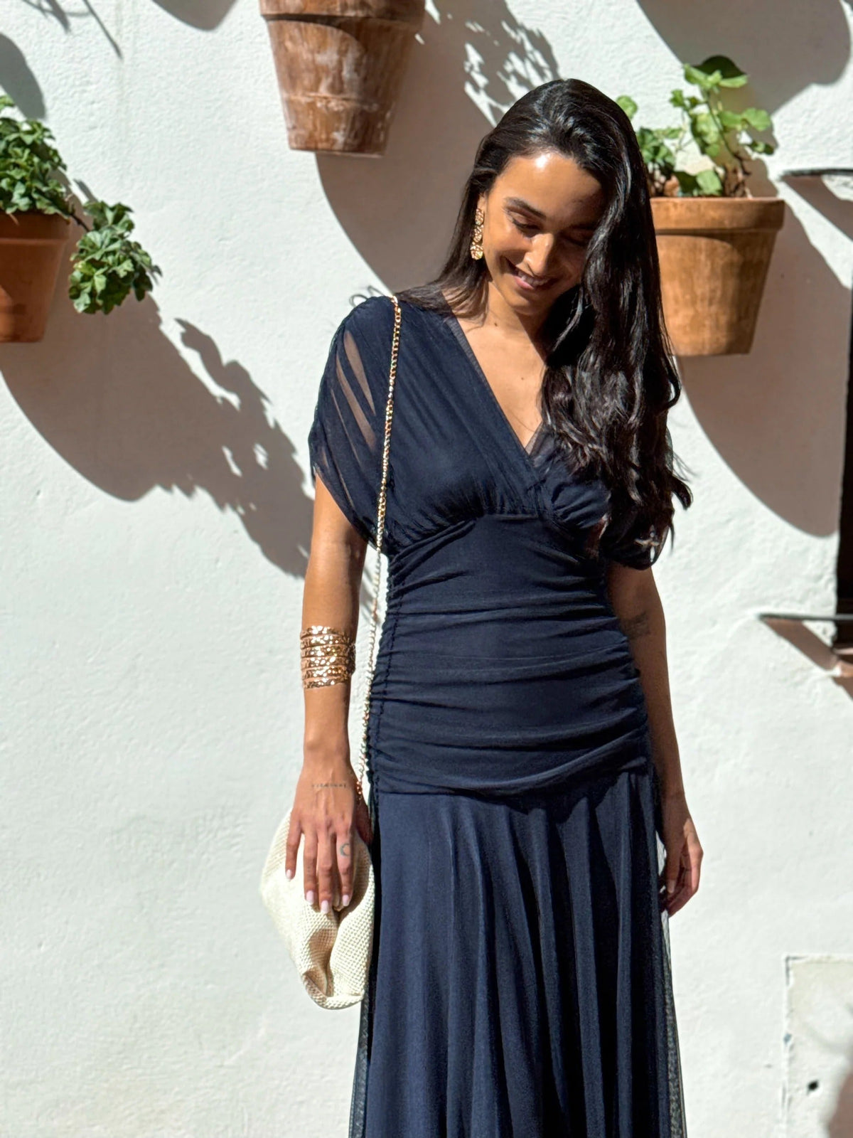 Erika Mesh Maxi Dress