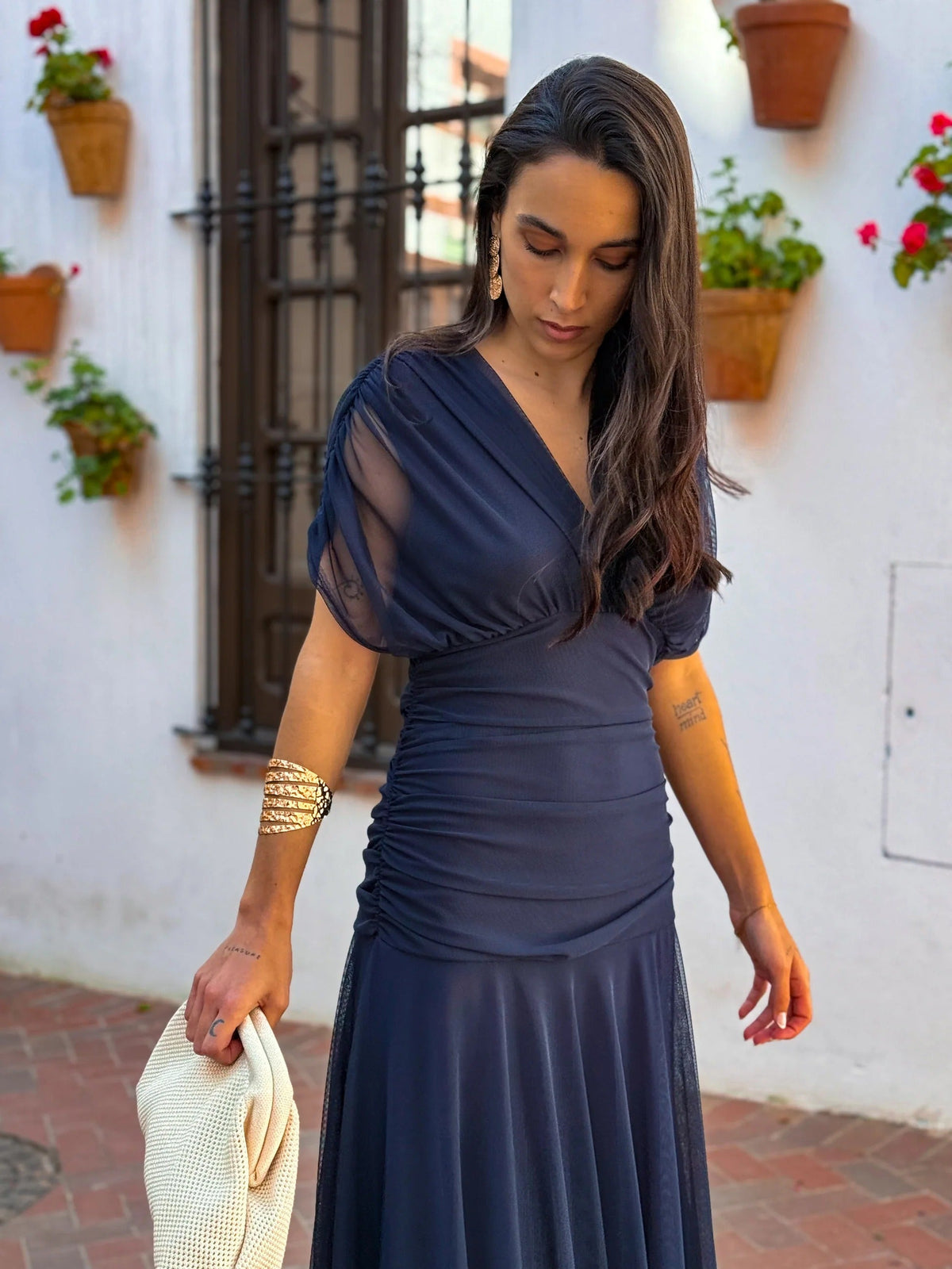 Erika Mesh Maxi Dress