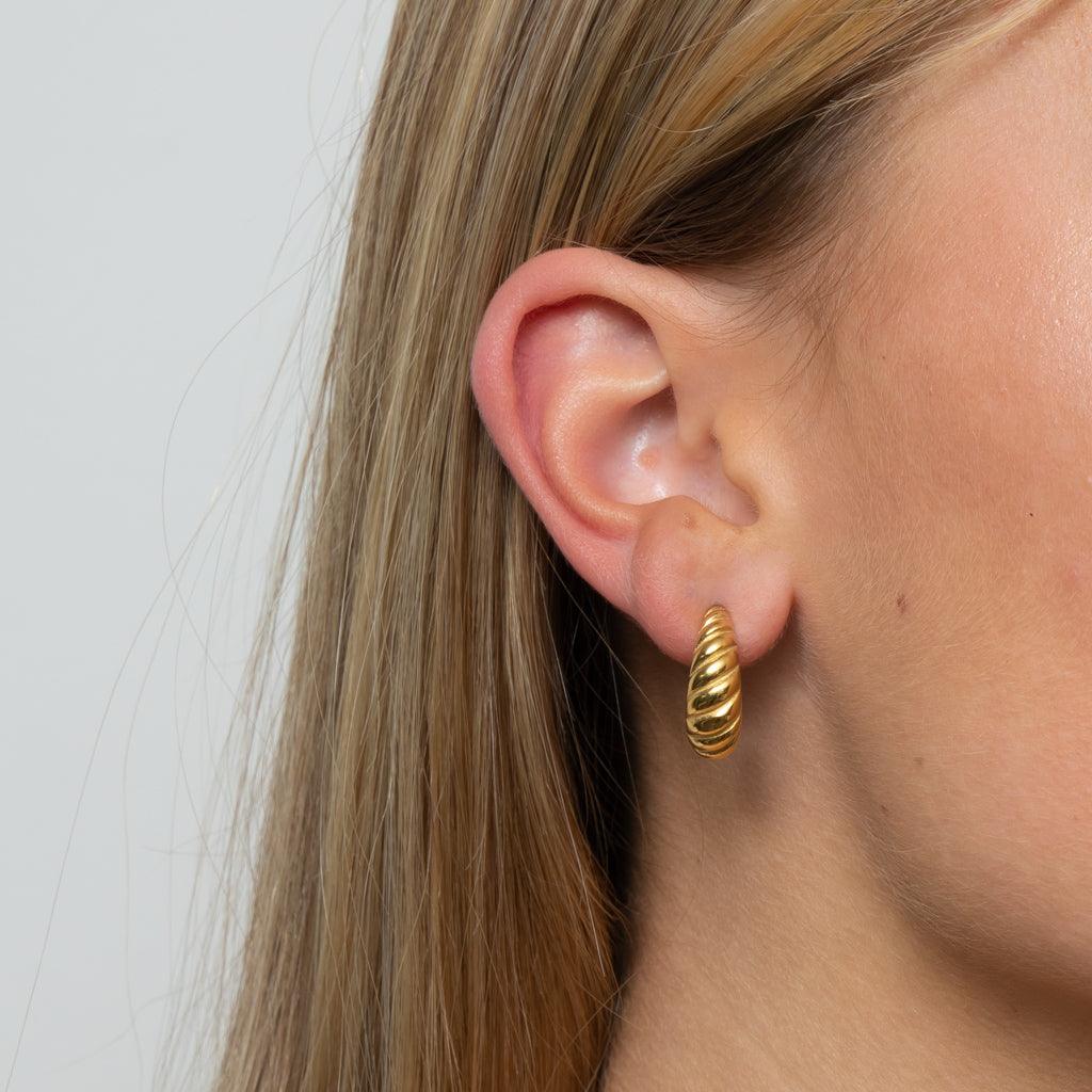 Petite Croissant Earrings