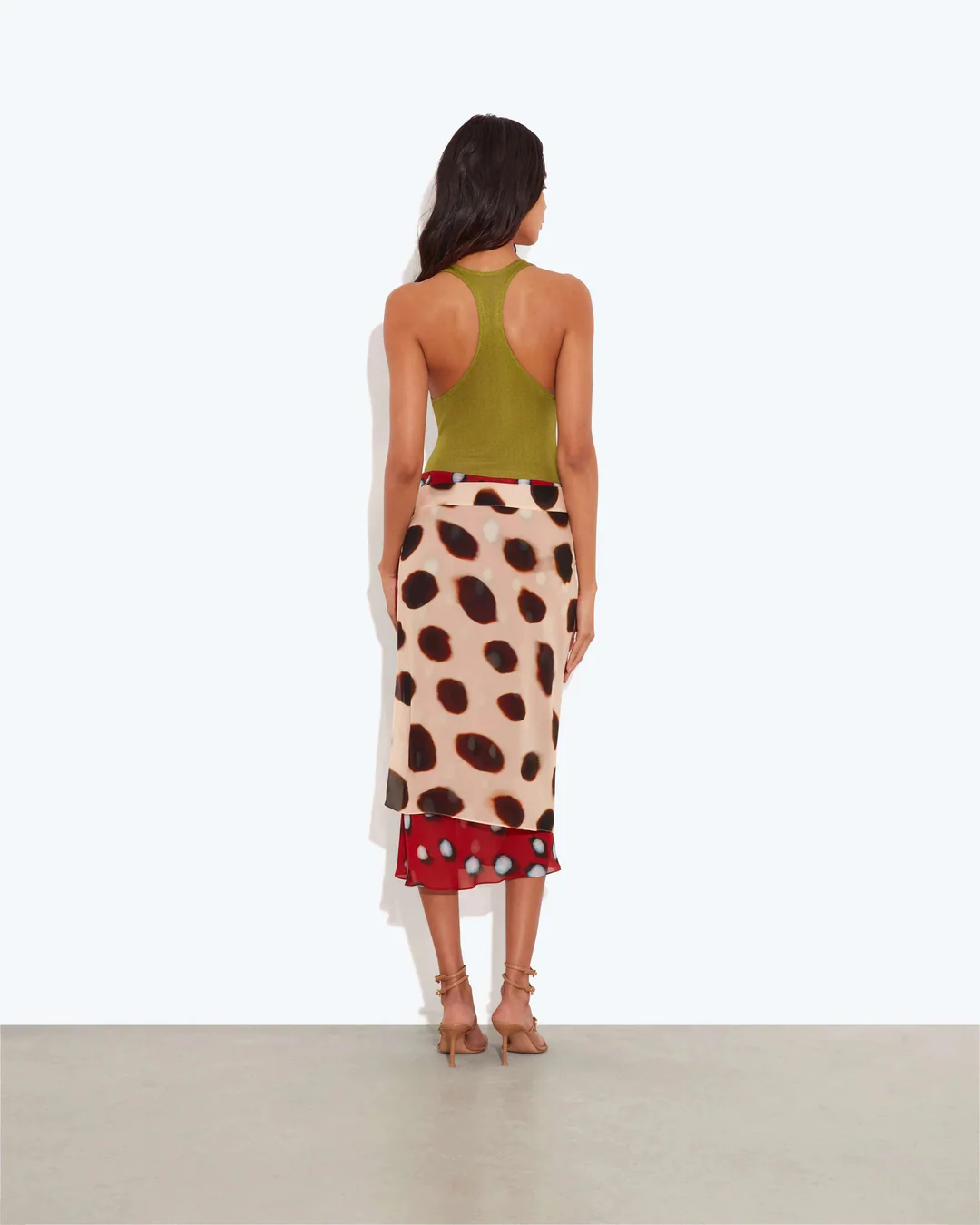 Camara Scarf Wrap Midi Skirt
