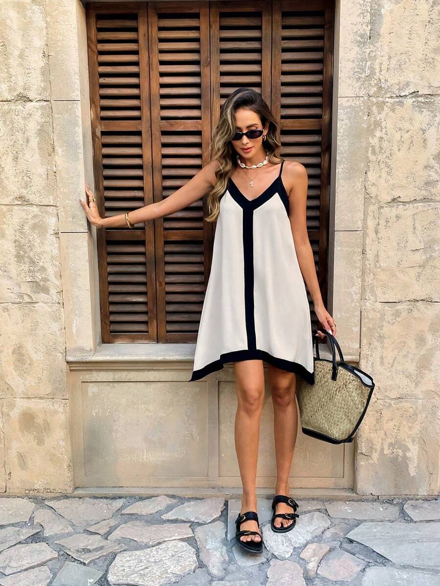 Kendall Contrast Stripe Mini Dress
